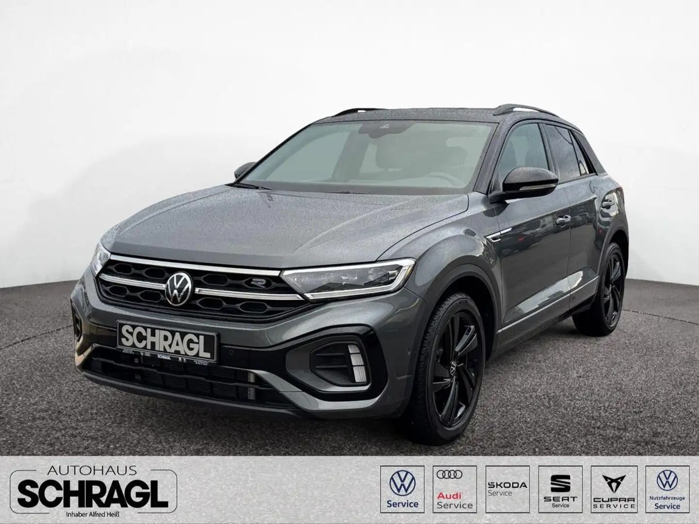 Volkswagen T-Roc 1.5 TSI DSG R-LINE+AHK+BLACK+KAMERA+MATRIX Grau - 1