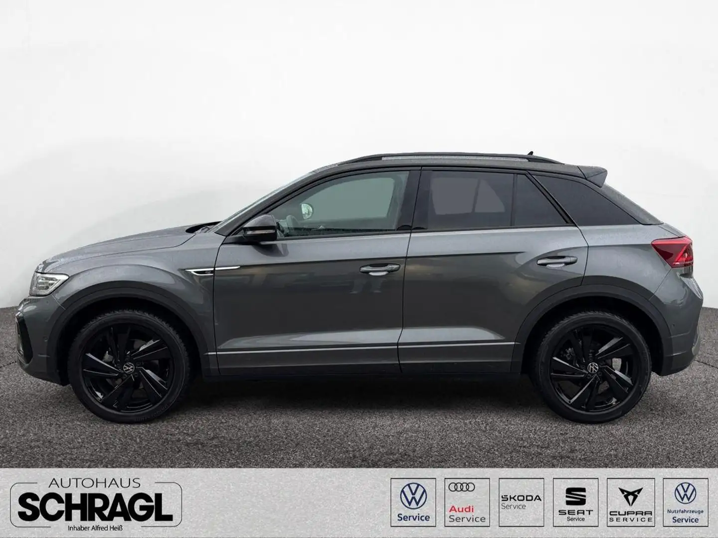 Volkswagen T-Roc 1.5 TSI DSG R-LINE+AHK+BLACK+KAMERA+MATRIX Grau - 2