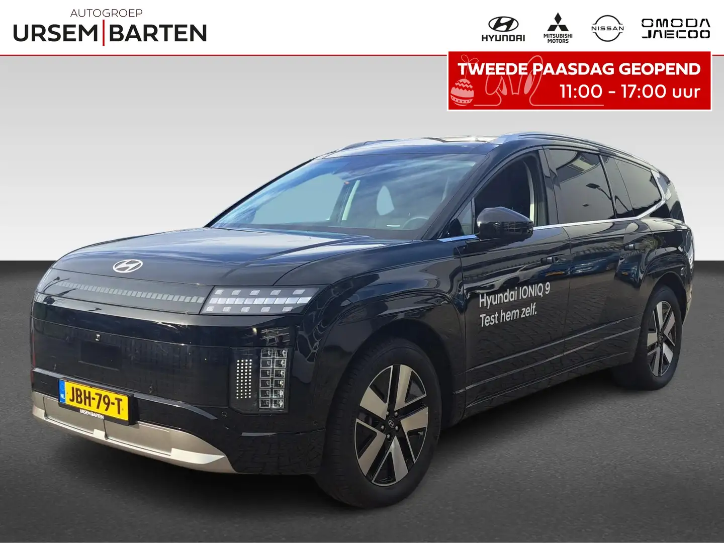 Hyundai IONIQ 9 Connect + AWD 7p. 110.3 kWh Panorama dak| Full Opt Zwart - 1