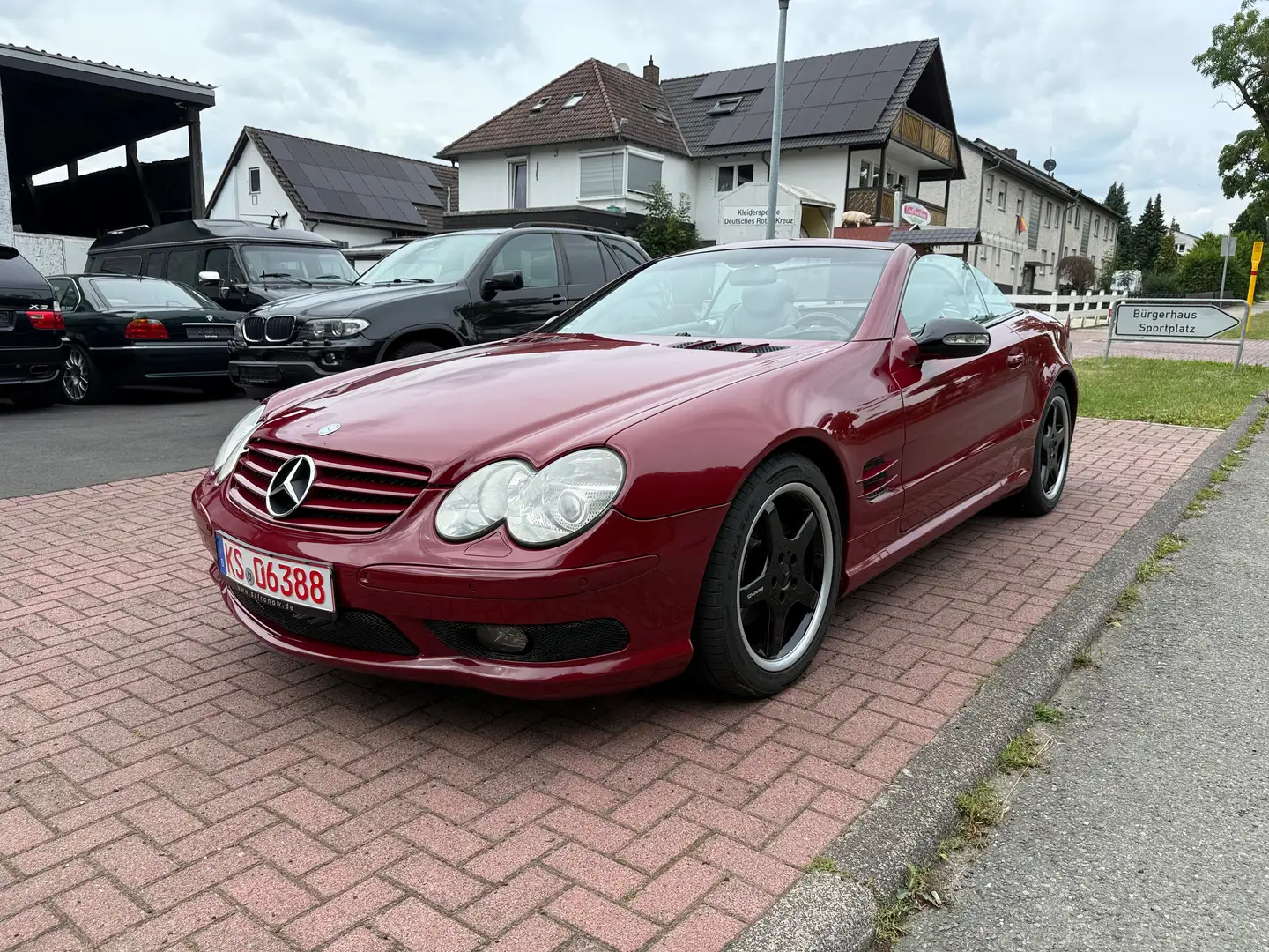 Mercedes-Benz SL 350 SL 350 AMG Paket Xenon Leder Navi Serviceheft Rouge - 1