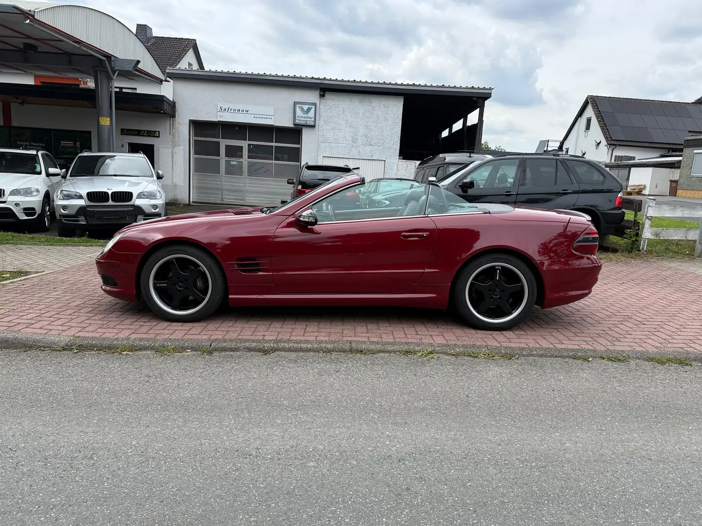 Mercedes-Benz SL 350 SL 350 AMG Paket Xenon Leder Navi Serviceheft Rouge - 2