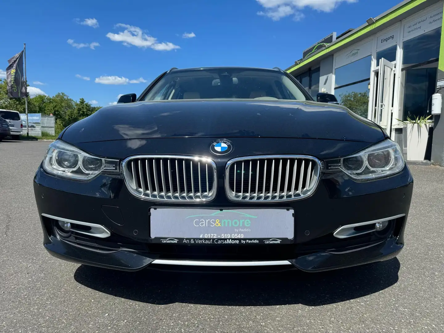 BMW 320 320 d Modern Line-Automatik-Panorama-Leder Zwart - 2