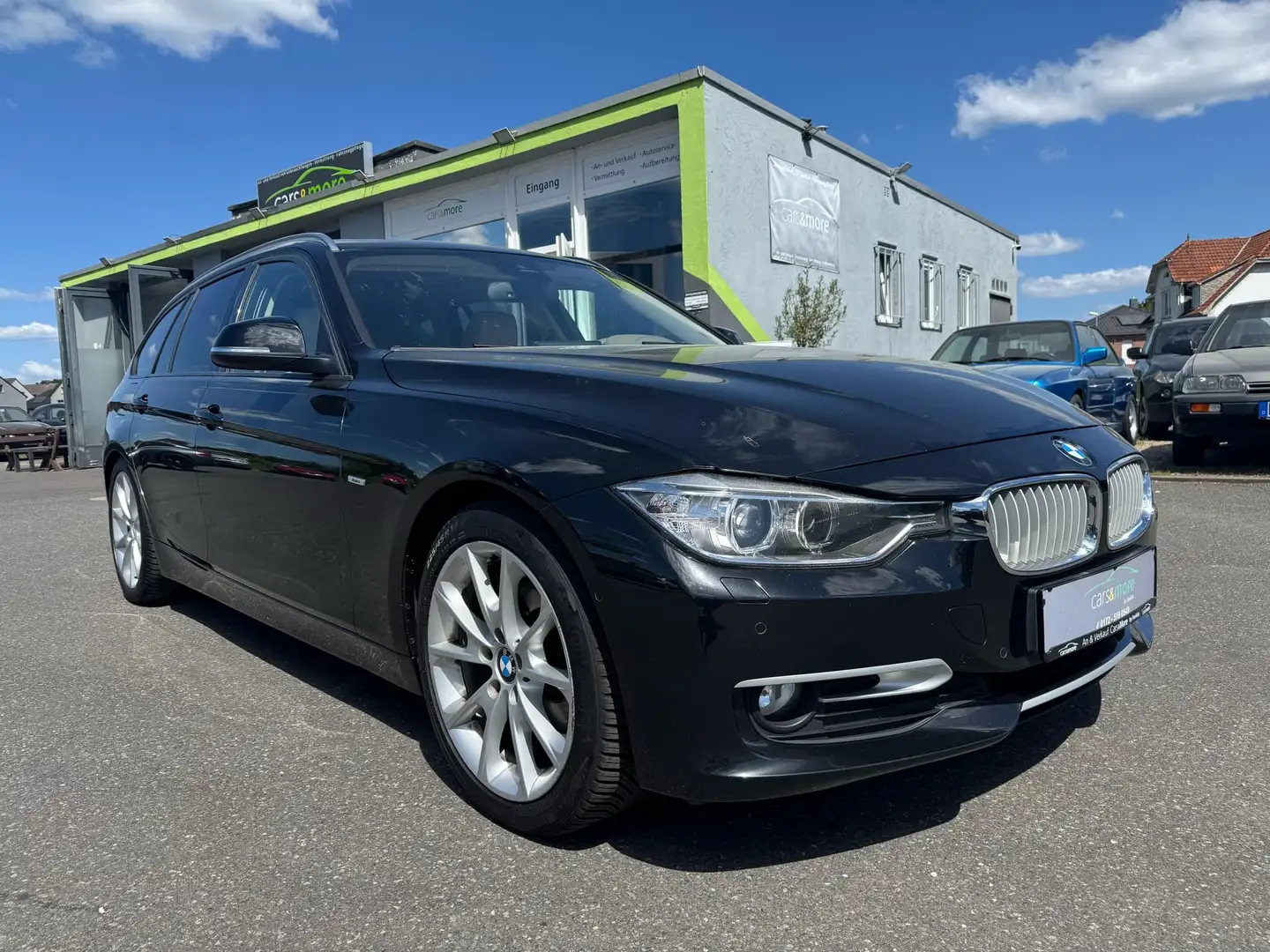 BMW 320 320 d Modern Line-Automatik-Panorama-Leder Zwart - 1