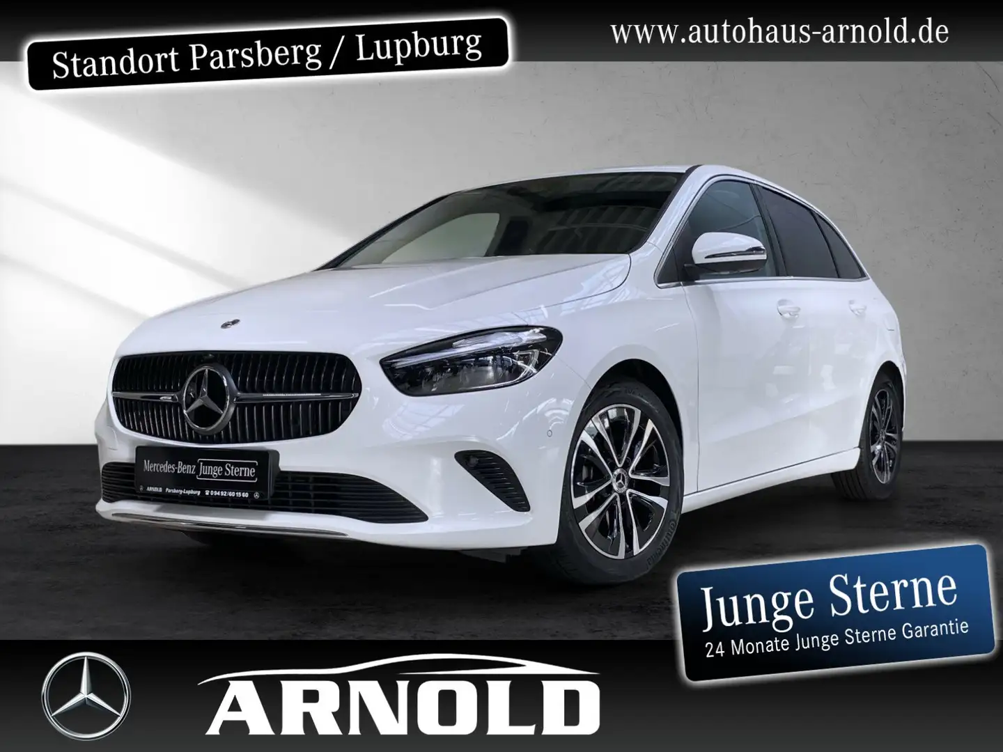 Mercedes-Benz B 200 B 200 Progressive Fahrass-P. Standh. 360° Navi Weiß - 1