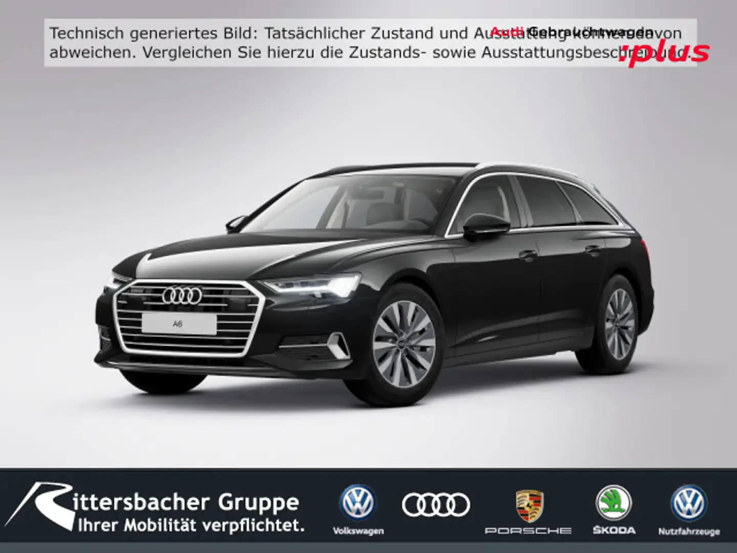 Audi A6 40 TDI quattro sport Busi+StadtPaket AH Noir - 1