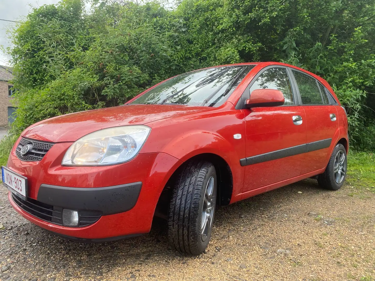 Kia Rio 1.5 CRDi VGT*EMPORTER*MARCHAND Rouge - 2