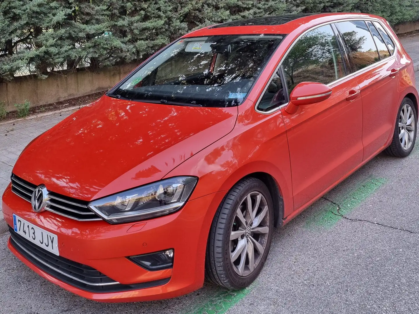 Volkswagen Golf Sportsvan Golf Sportsvan 2.0TDI CR Sport 110kW Sport Naranja - 1