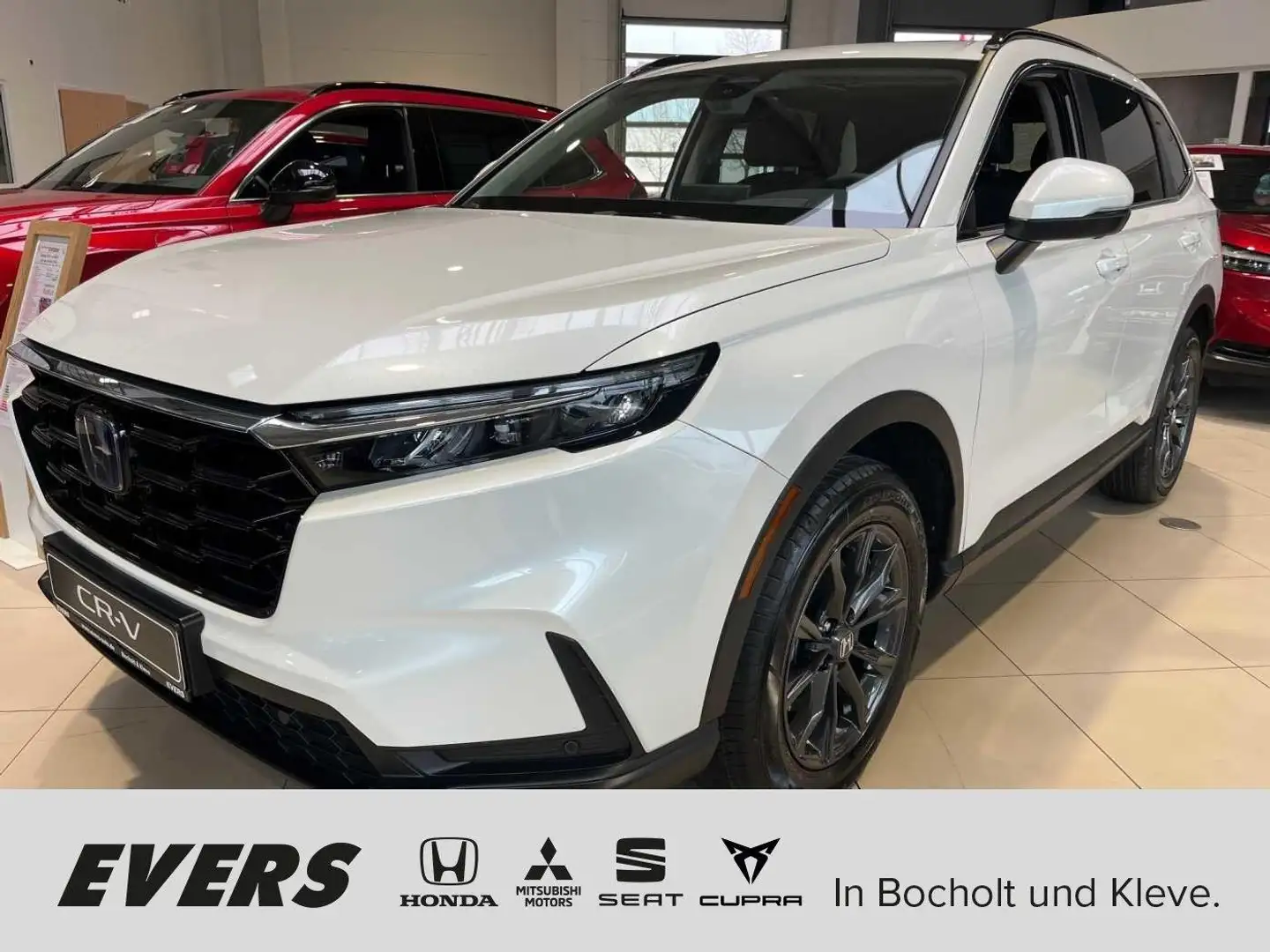 Honda CR-V Hybrid 2.0i 4WD Advance Leder Pano Kamera Weiß - 1