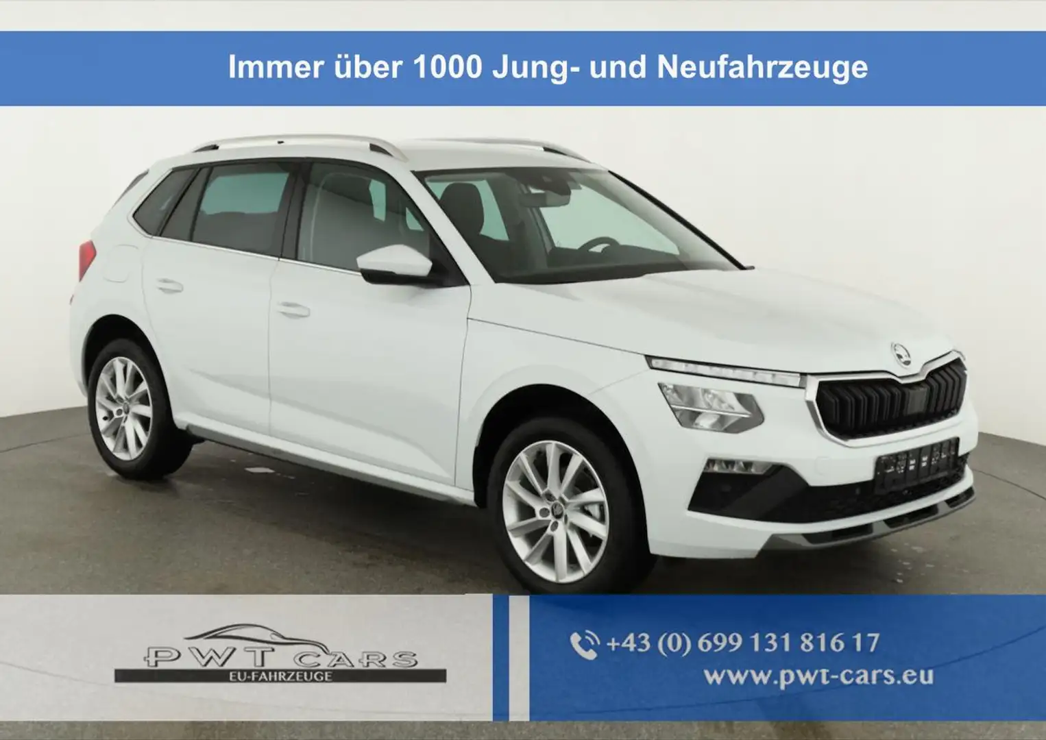 Skoda Kamiq Selection 1.0 TSI DSG Selection, LED, Kamera, A... Weiß - 1