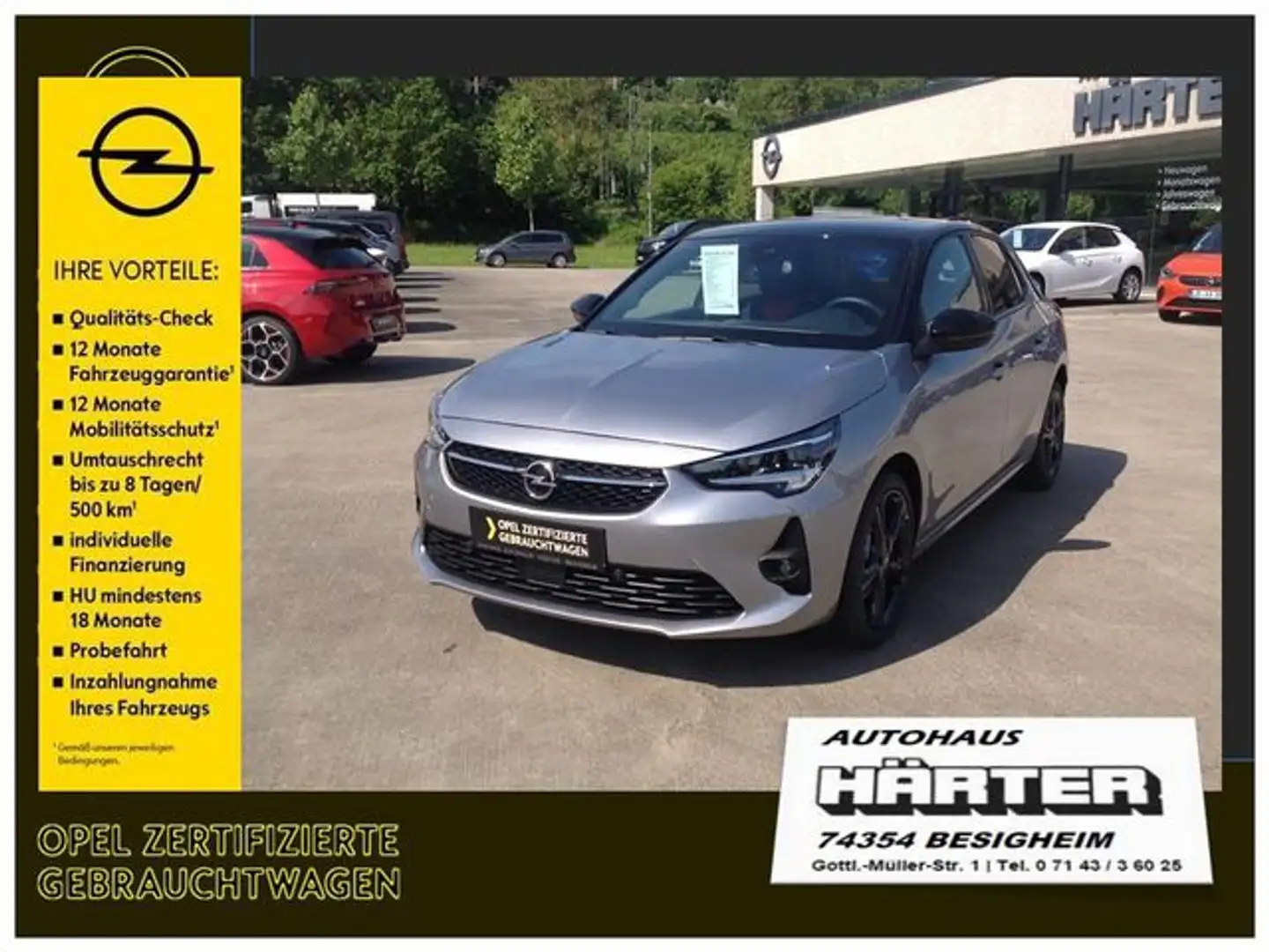 Opel Corsa 1.2 Turbo GS-Line Navi Kamera PDC SHZ LHZ Grey - 1
