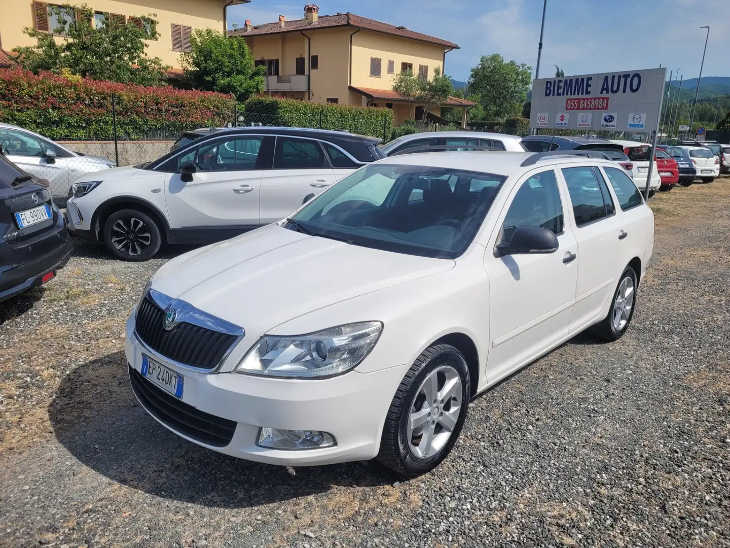 Skoda Octavia 1.6 TDI CR F.AP. Wagon Ambition Blanc - 1
