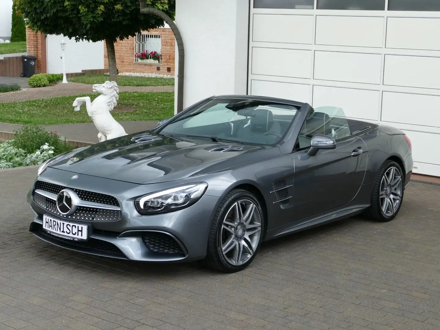 Mercedes-Benz SL 500 * deutsches Auto ; AMG+Distronic+HK-Sound-System ! Gris - 1