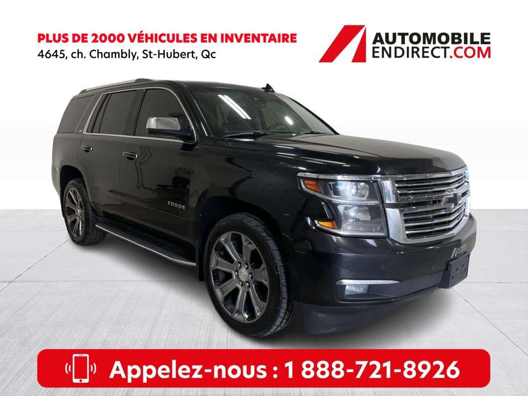 2016 Chevrolet Tahoe LTZ AWD 7 Places Cuir Toit GPS Sièges Chauffants C