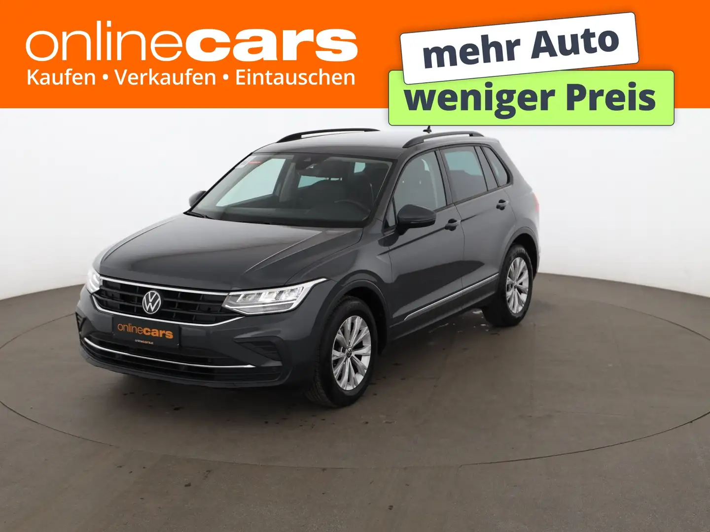 Volkswagen Tiguan 2.0 TDI Life Aut LED RADAR NAVI R-KAMERA Grau - 1