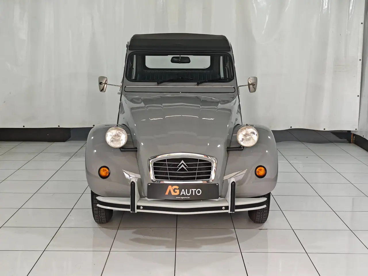 Citroen 2CV * Restaurée * Gris cormoran * Cuir * TOP état, foto 2