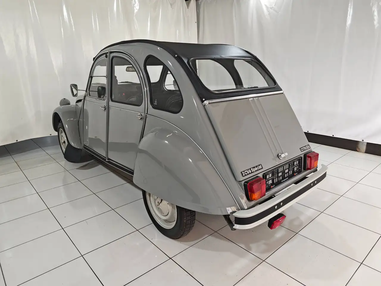 Citroen 2CV * Restaurée * Gris cormoran * Cuir * TOP état, foto 4