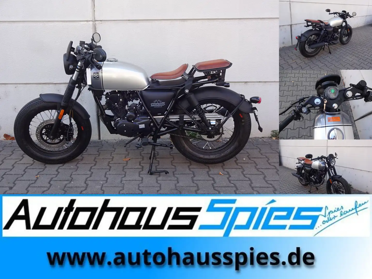 Brixton BX 125 Rayburn EFi !! Winterpreis !! CBS EURO5 Plateado - 1