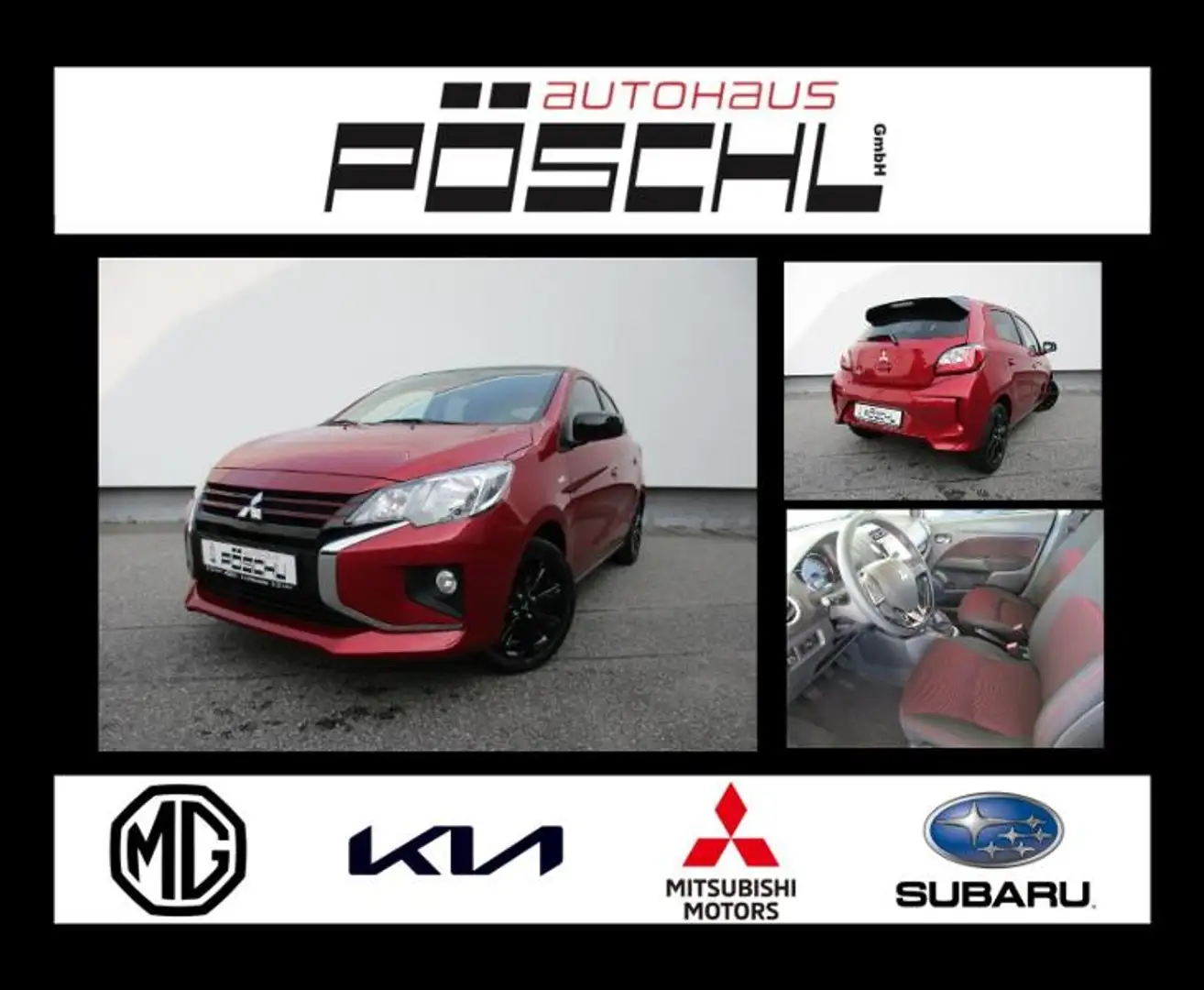 Mitsubishi Space Star 1.2 ClearTec Select+Black Edition Rot - 1