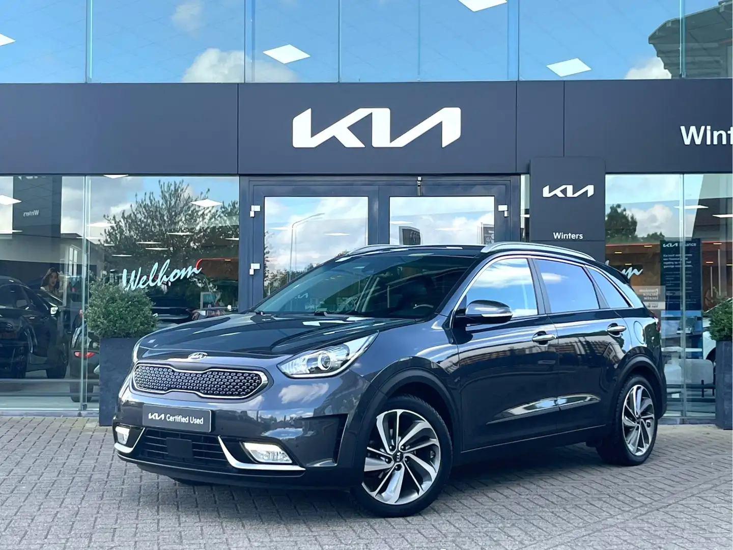 Kia Niro 1.6i-16V Hybrid Executive DCT6/Autom. | Trekhaak | Grigio - 1