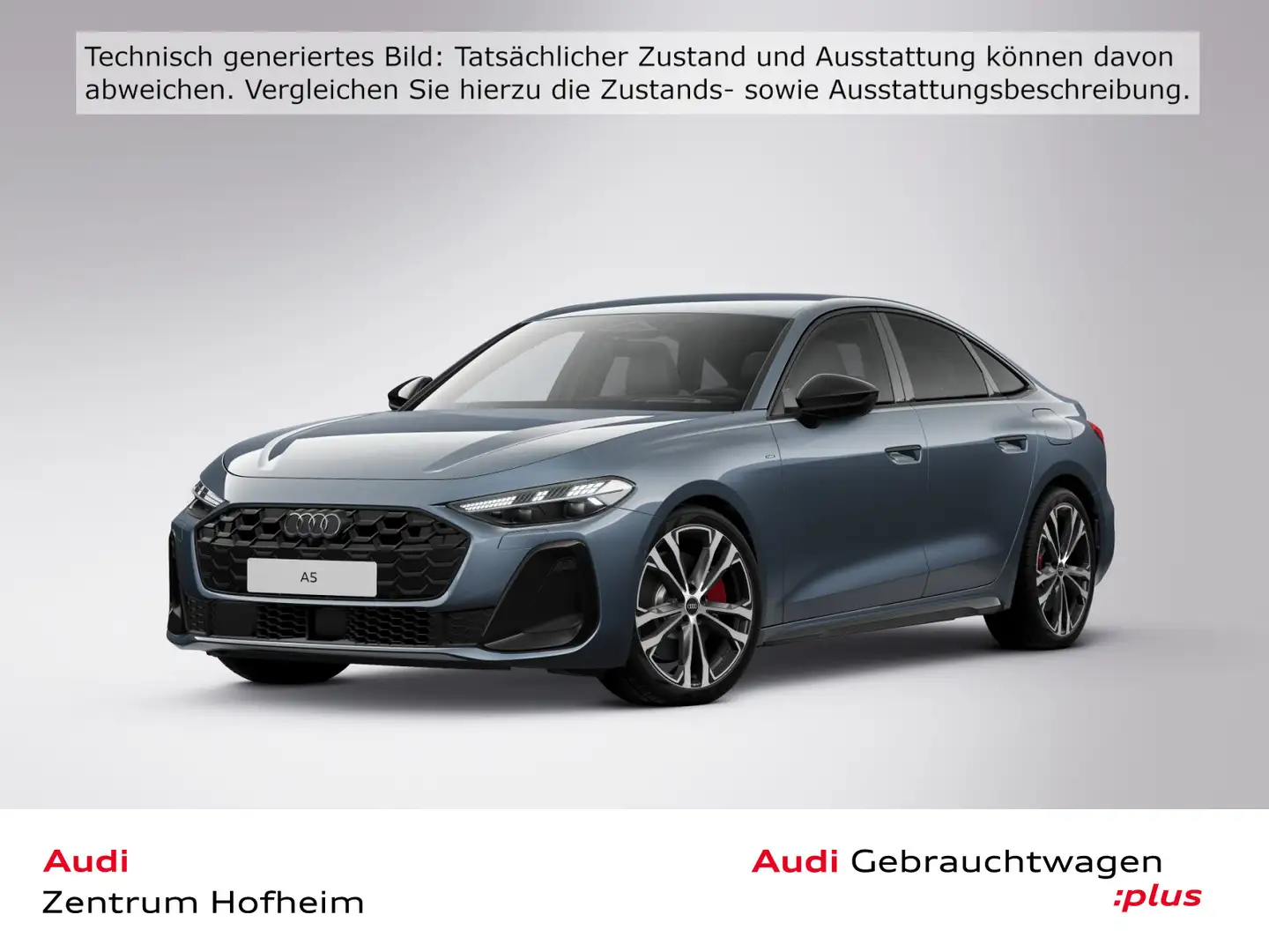 Audi A5 e-hybrid qu S line S tro 270 KW*B&O Blau - 1
