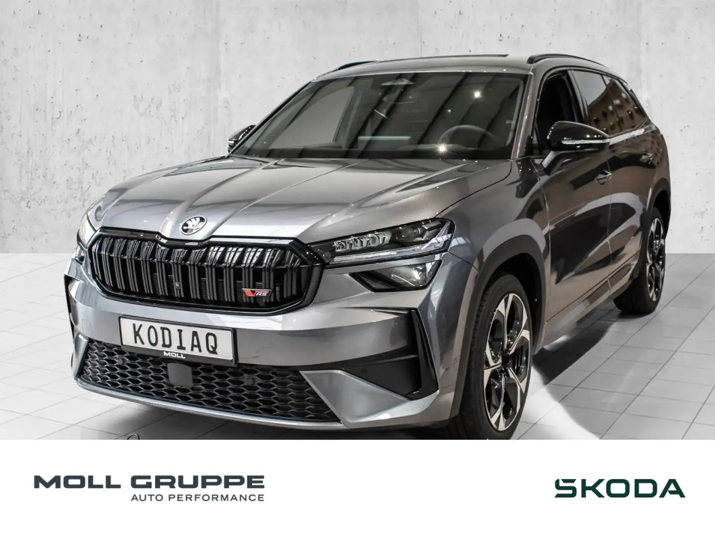 Skoda Kodiaq 2.0 TSI W RS 360 4xSHZ ACC AHK AUT ELSITZ Gris - 1