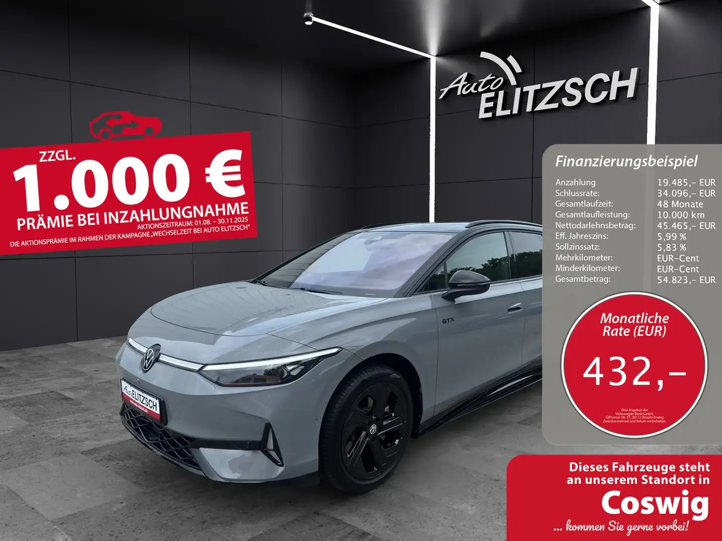 Volkswagen ID.7 Tourer GTX Gris - 1