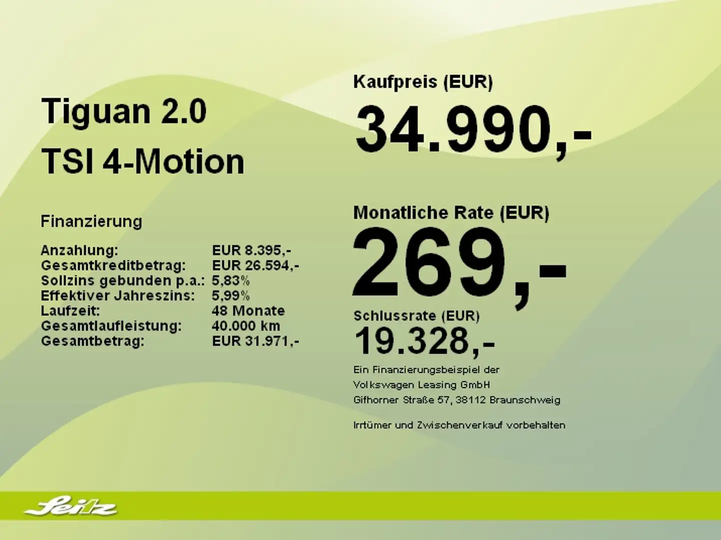 Volkswagen Tiguan 2.0 TSI 4-Motion Elegance *AHK*MATRIX*KAMERA* Noir - 2