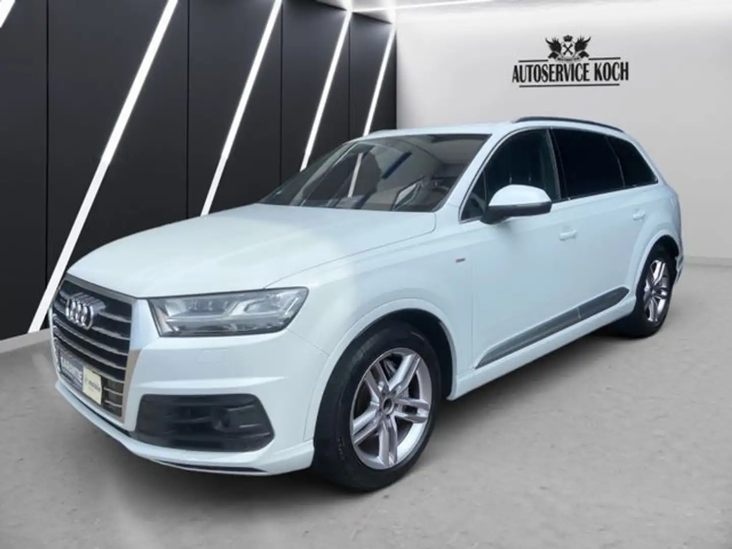 Audi Q7 50 TDI S-Line Finanzierung Garantie Wit - 1