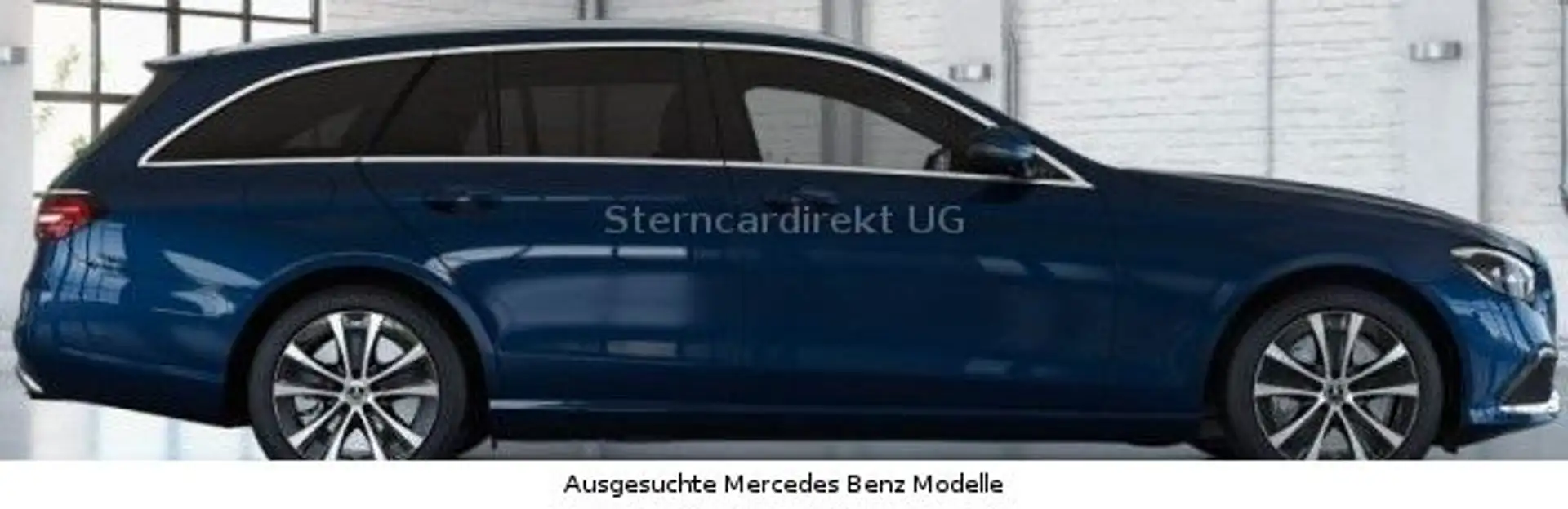 Mercedes-Benz E 300 de 4M T Avantgarde DISTRO AHK MBUX RFK TWA Blue - 2