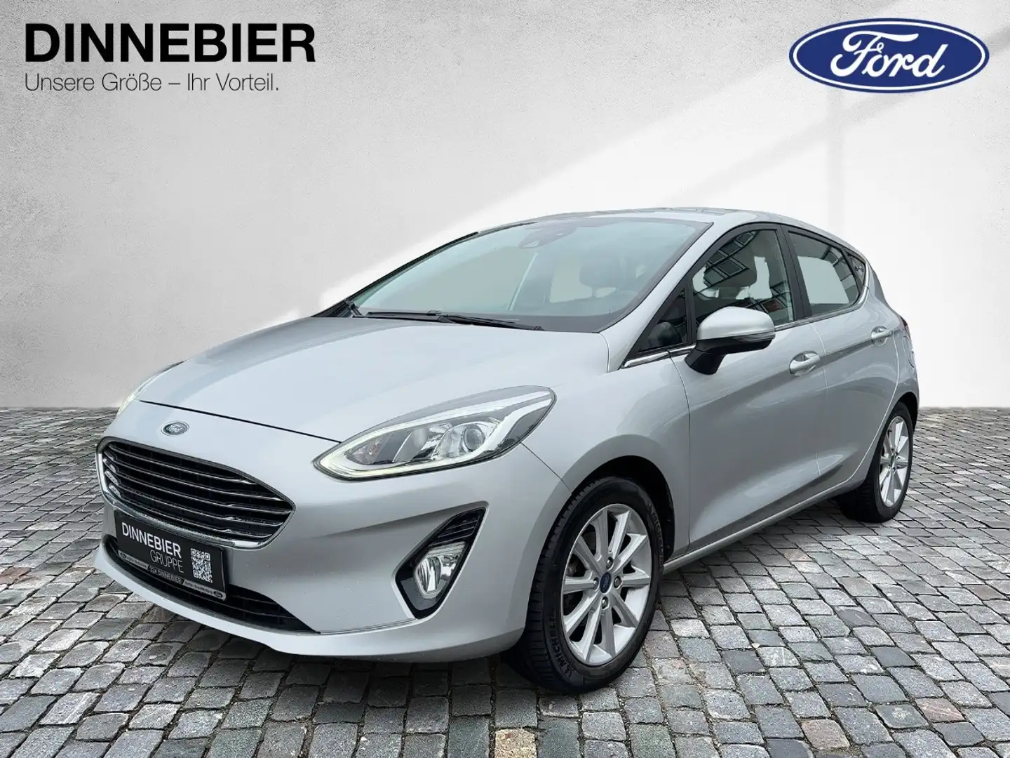 Ford Fiesta TITANIUM*Winterpaket*Klimaautom.*Bluetooth Zilver - 2