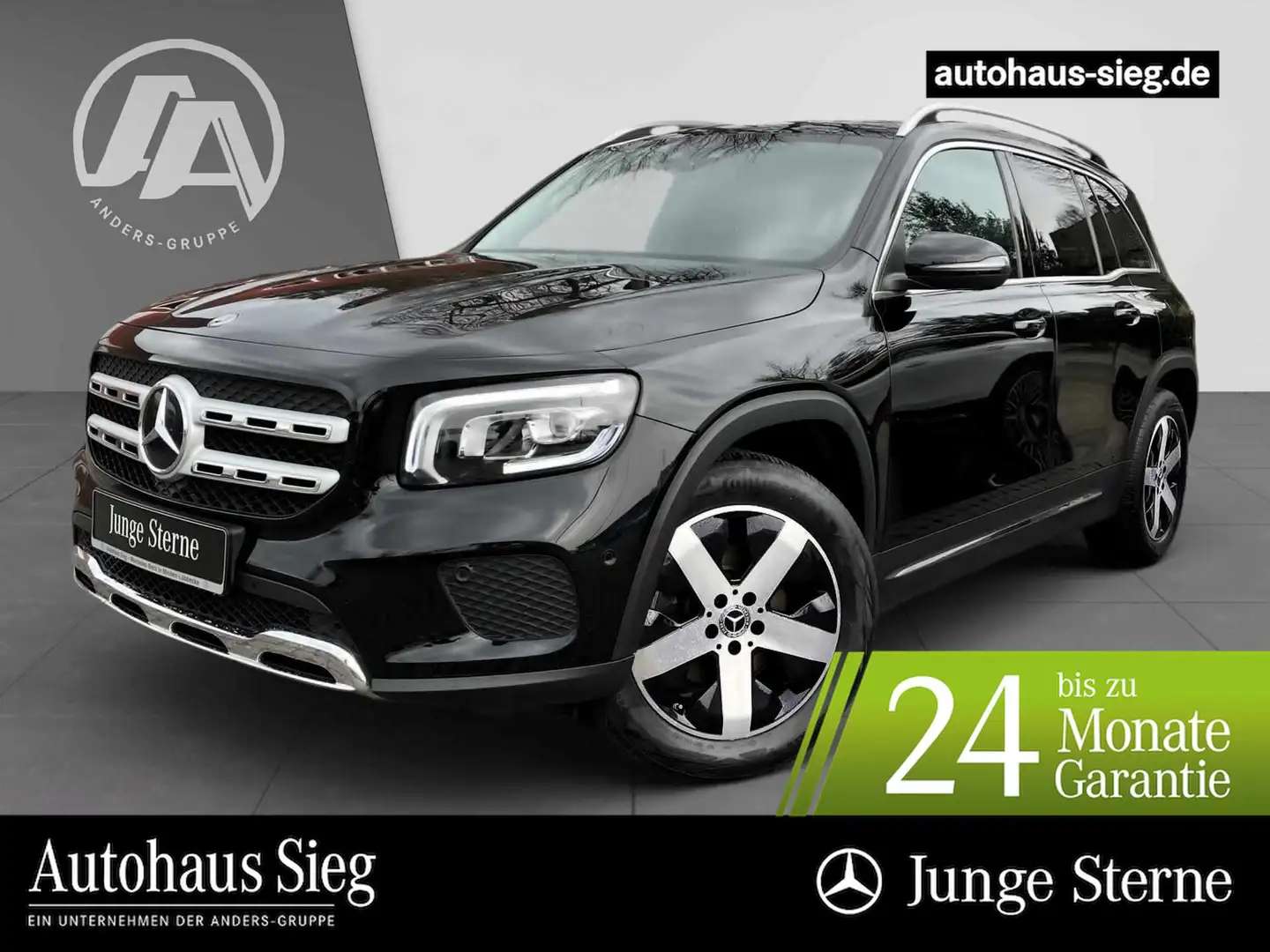 Mercedes-Benz GLB 220 d 4M Progressive+MBUX+LED+Kamera+PDC+AHK Noir - 1