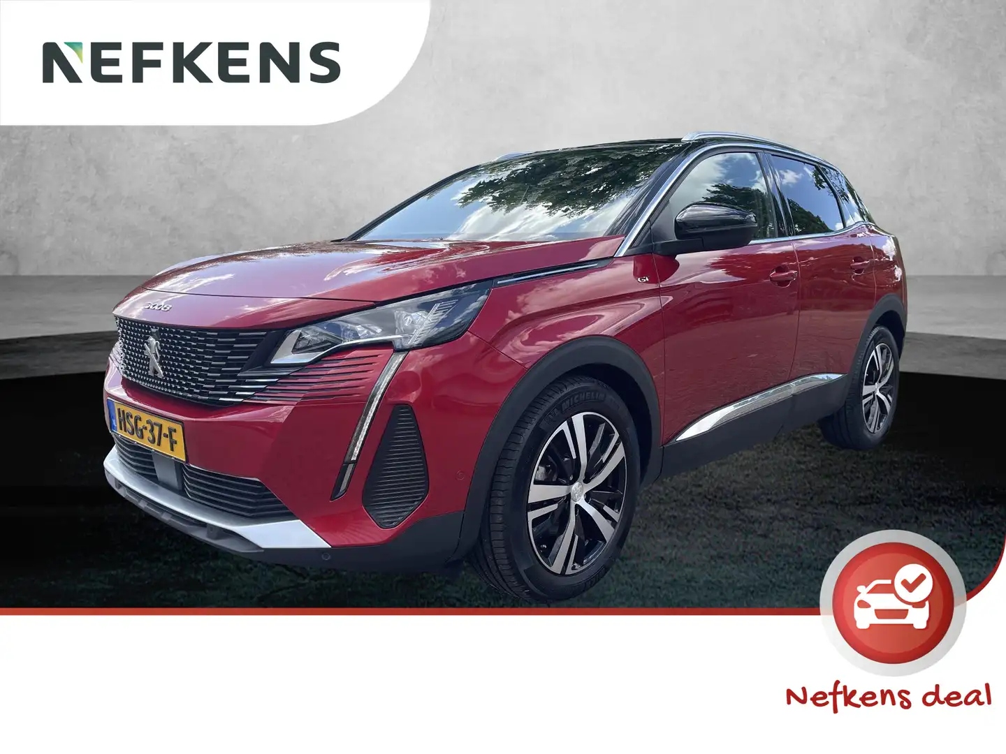 Peugeot 3008 1.2 GT 130 pk Automaat | Trekhaak | Lederen elektr Rot - 1