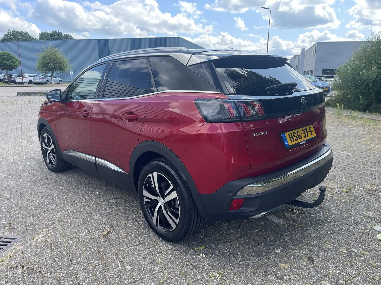 Peugeot 3008 1.2 GT 130 pk Automaat | Trekhaak | Lederen elektr Rot - 2