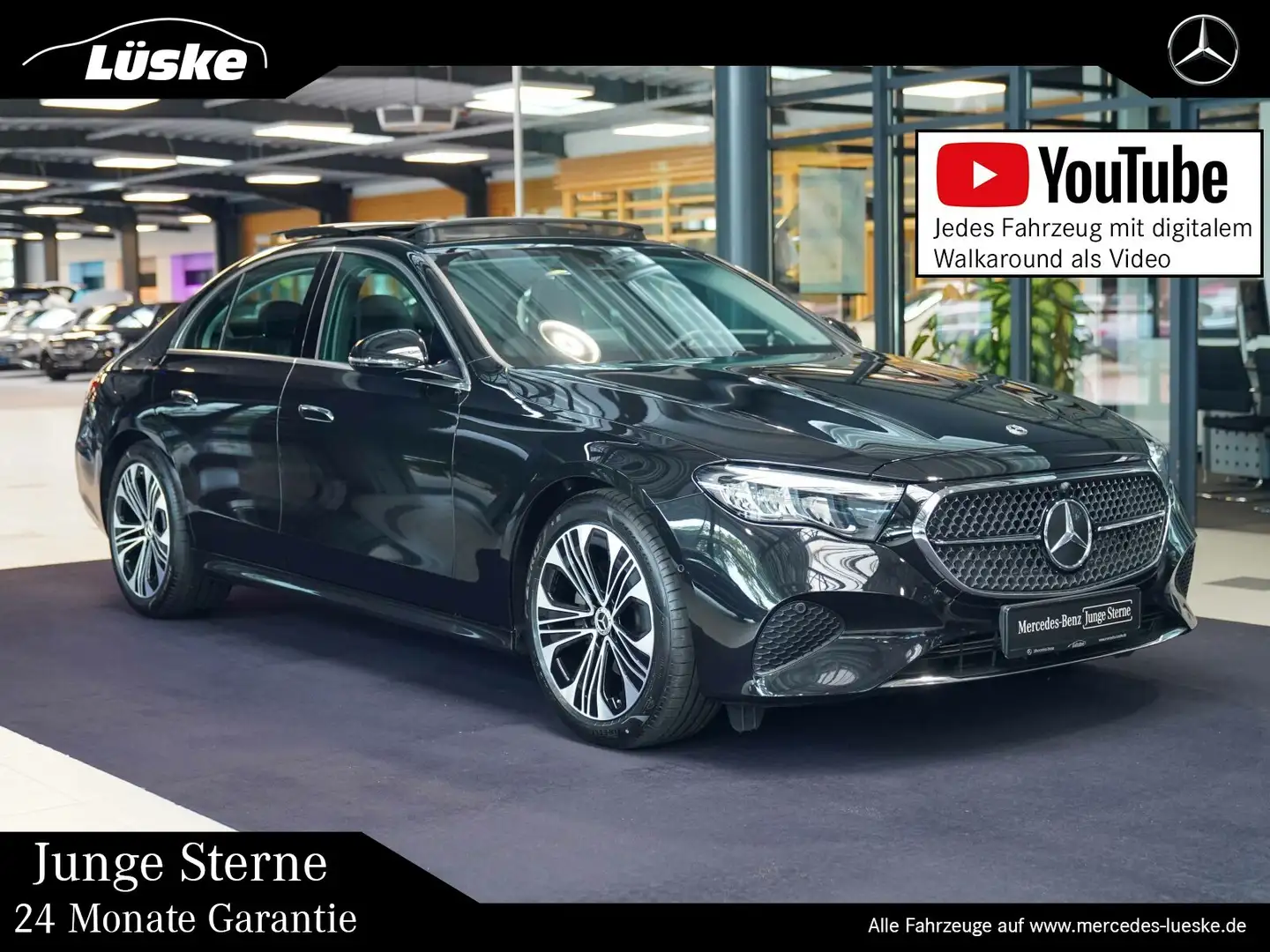 Mercedes-Benz E 200 E 200 AVANTGARDE 19" Pano DISTRONIC Esche KEYLES Schwarz - 1