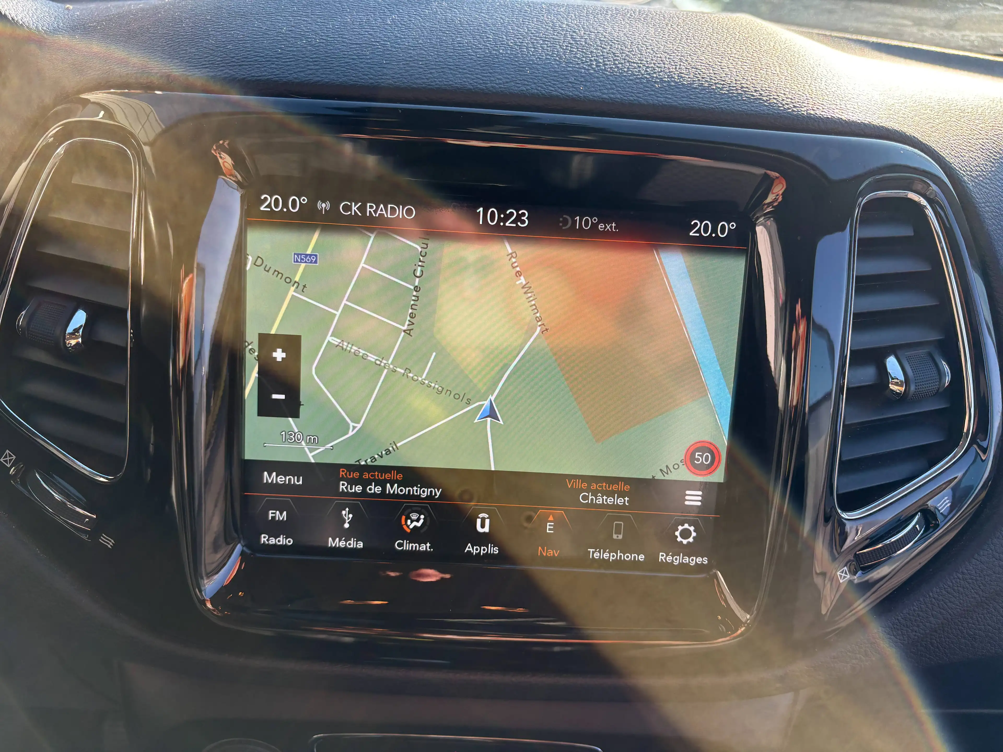 Jeep Compass 1.6 MJD 1er MAIN 120CV CAMERA GPS GARANTIE — photo 13