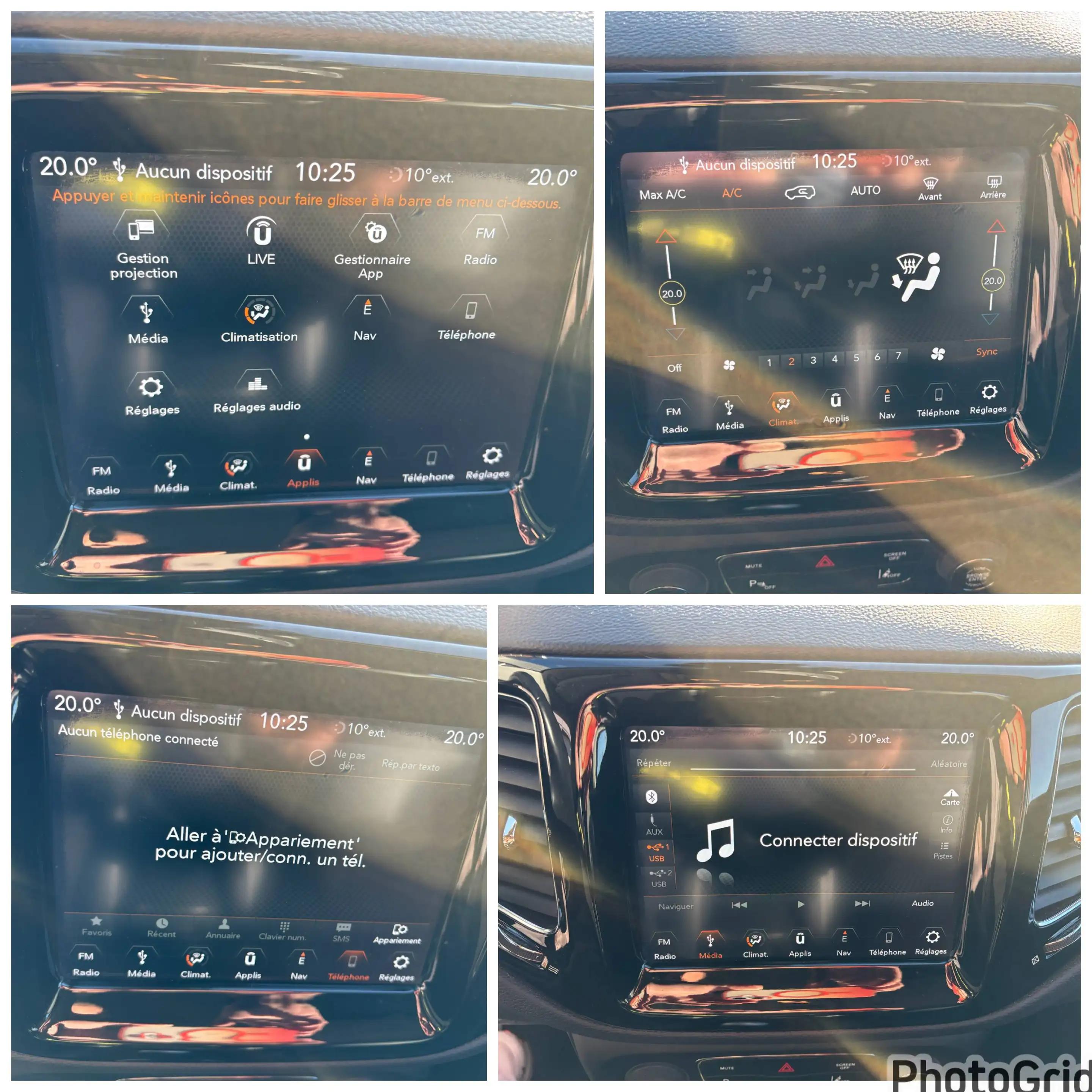 Jeep Compass 1.6 MJD 1er MAIN 120CV CAMERA GPS GARANTIE — photo 15