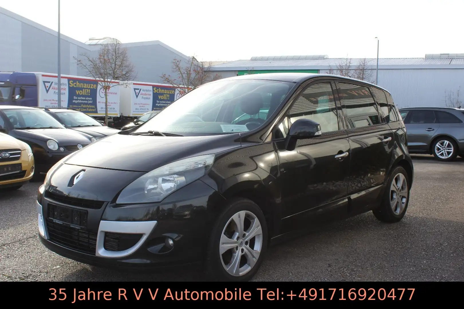 Renault Scenic III Dynamique, 1.Hand, TÜV neu Nero - 1