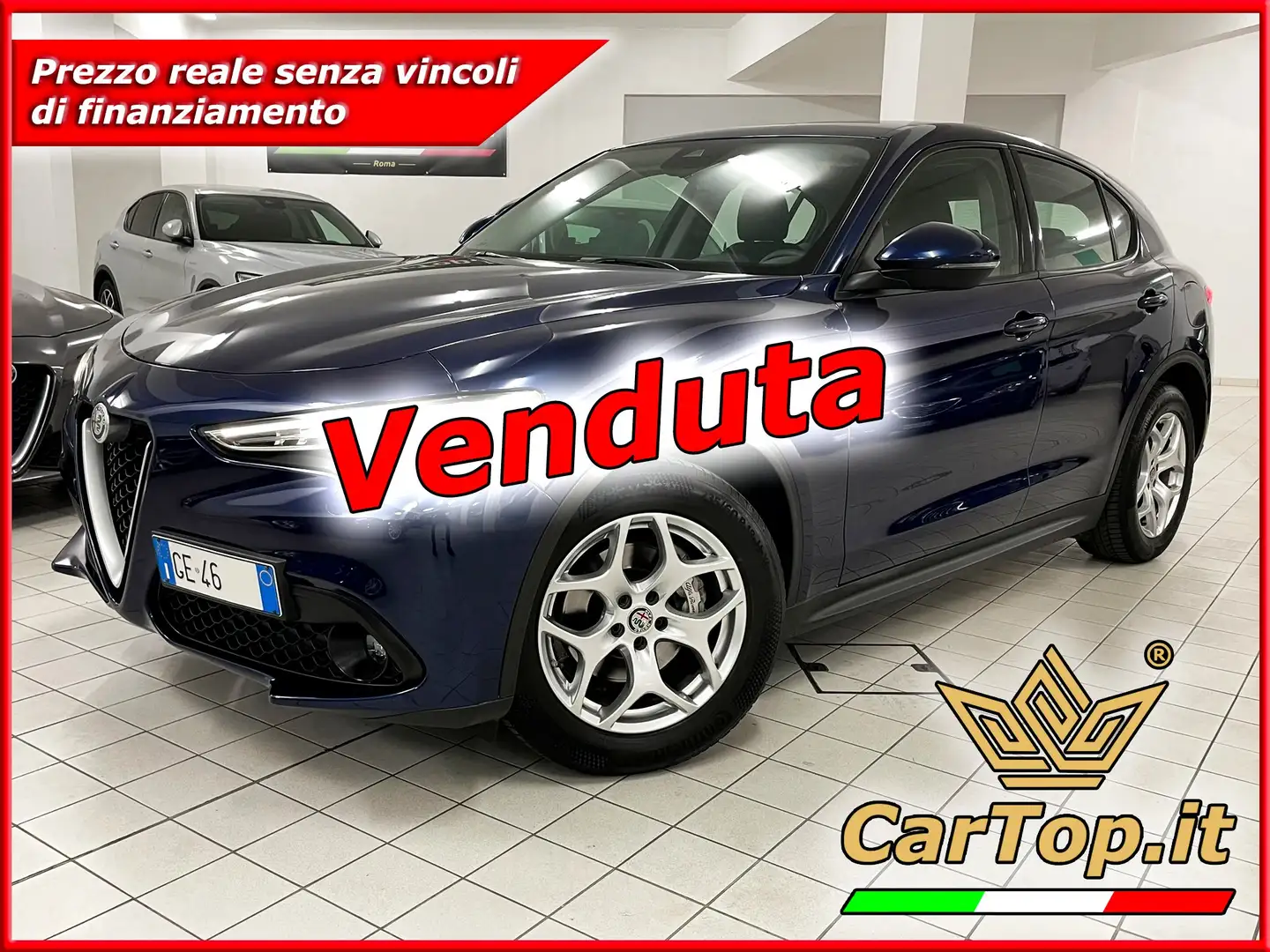 Alfa Romeo Stelvio 2.2 TD 160CV BUSINESS RUOTINO CERCHI 18" PERFETTA - 1