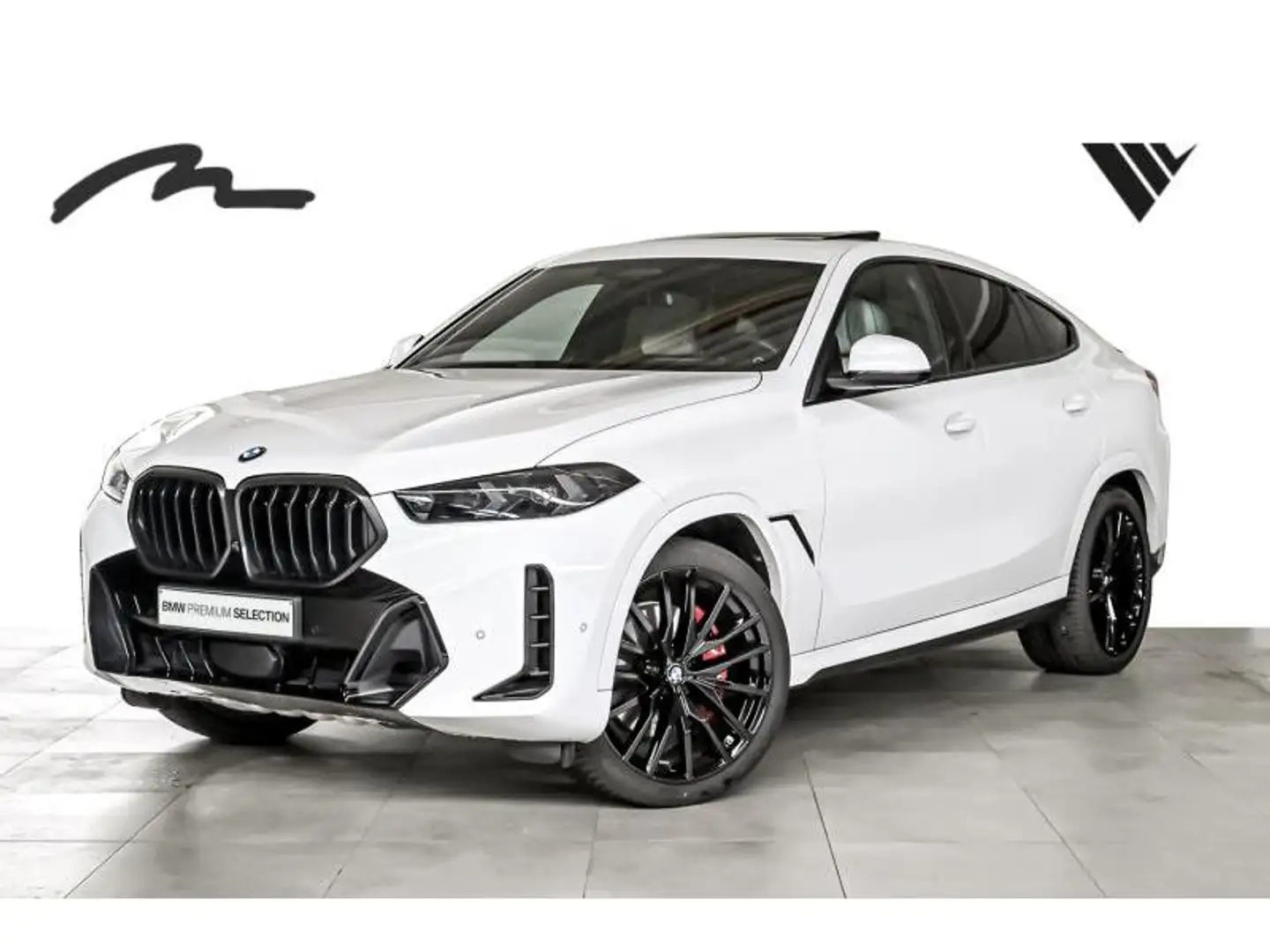 BMW X6 40i*NEW PRICE:155.495€*-2ans/jaar garantie Wit - 1