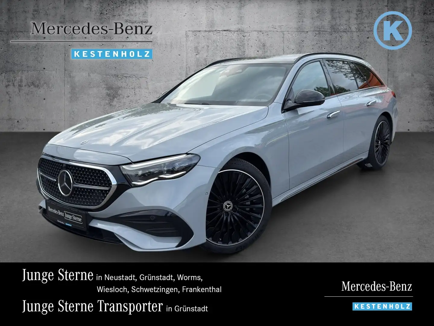 Mercedes-Benz E 300 E 300 e T AMG+NIGHT+AIRM+DISTRO+PANO+SITZKL+BURM Grau - 1