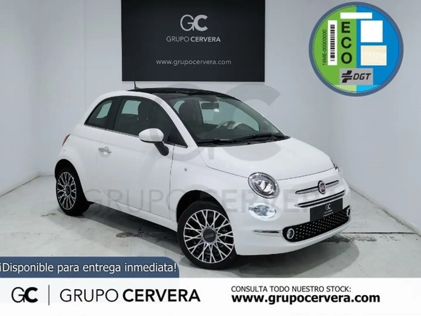 Fiat 500 1.0 Hybrid Dolcevita 52kW Wit - 1