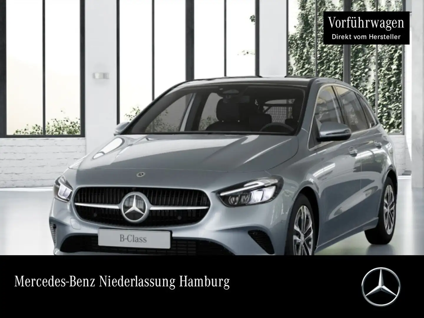 Mercedes-Benz B 200 PROGRESSIVE+PANO+AHK+LED+KAMERA+TOTW+KEYLESS Silber - 1