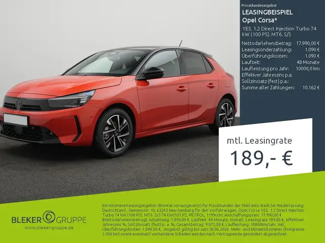2026 Opel Corsa in Orange for sale