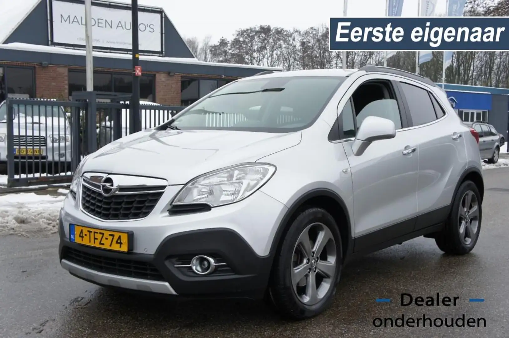 Opel Mokka 1.6 COSMO 1eEIG TREKH/LEDER/NAVI/STUUR-STOELVERWAR Grau - 1