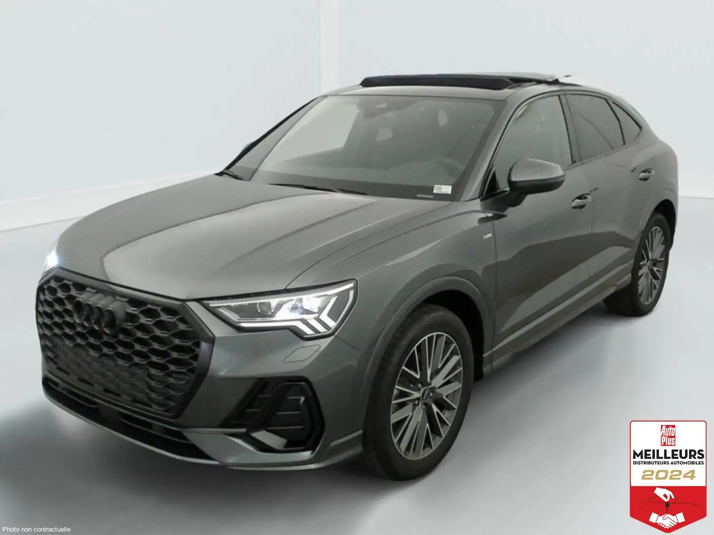 Audi Q3 35 TDI 150 ch S tronic 7 S line Gris - 1