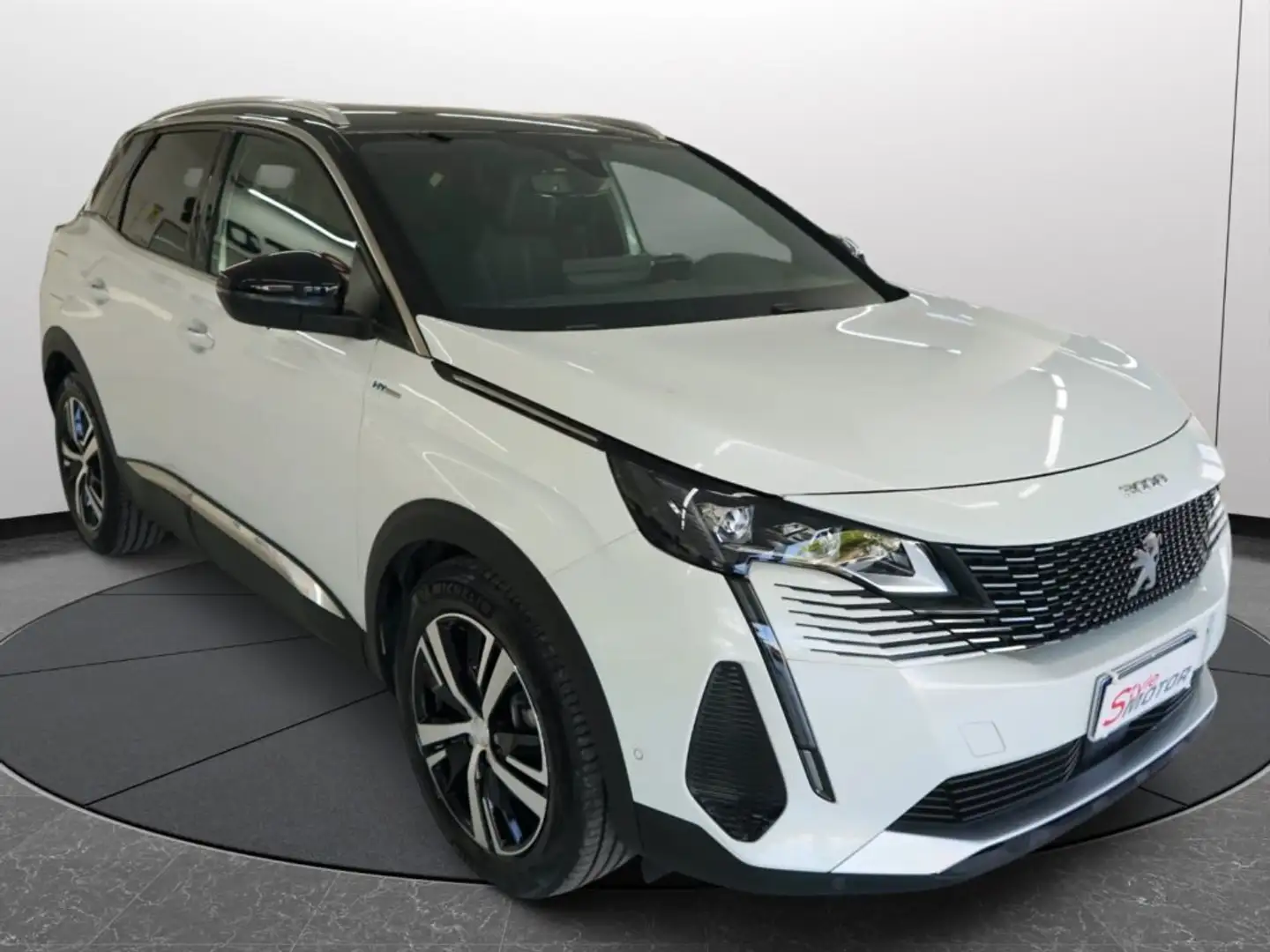 Peugeot 3008 Hybrid 225 e-EAT8 GT Uniprop. Certificata Italiana Bianco - 2