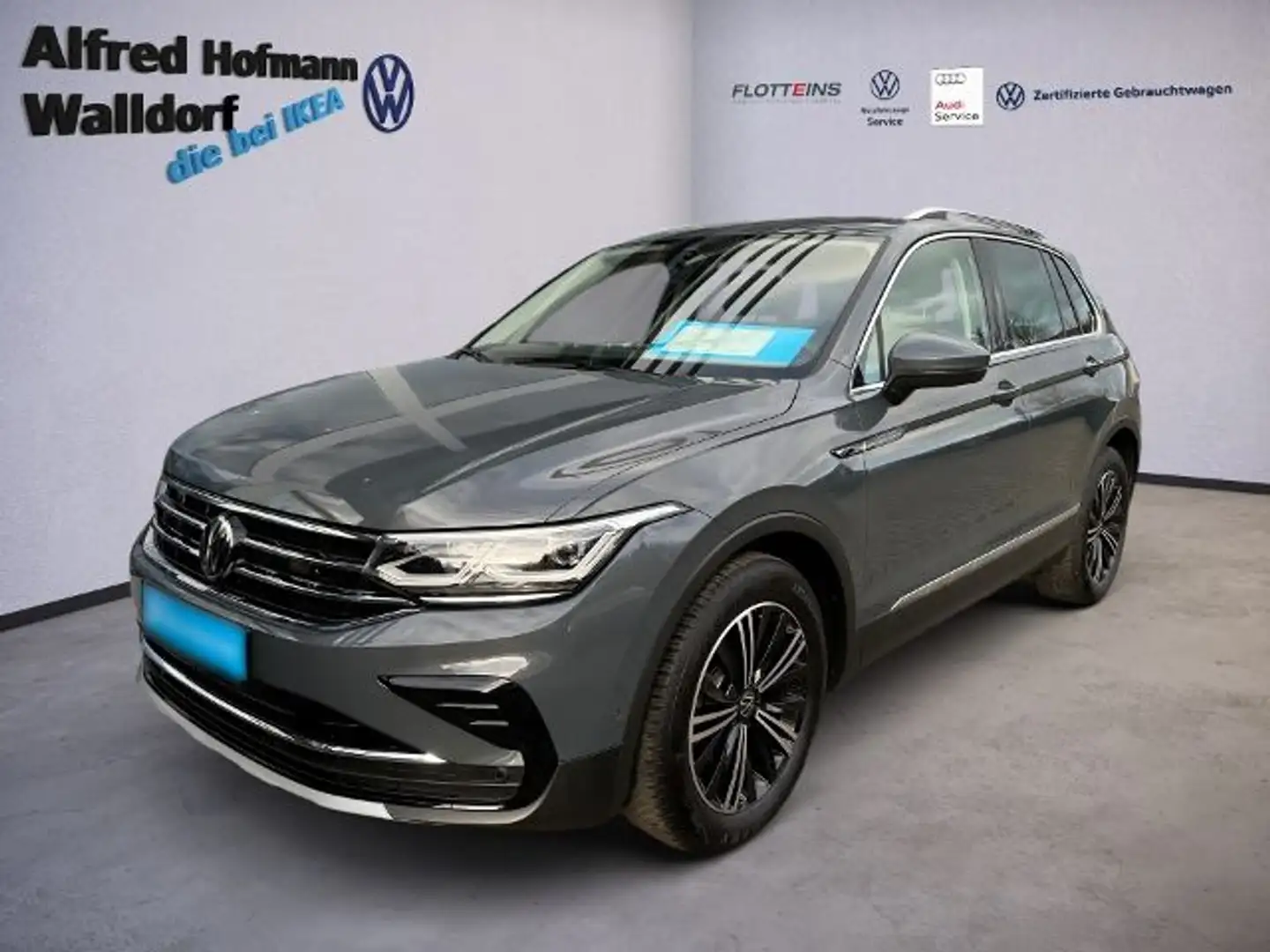 Volkswagen Tiguan 1.5 TSI Elegance DSG NAVI STHZ LED KLIMA LM Gris - 1