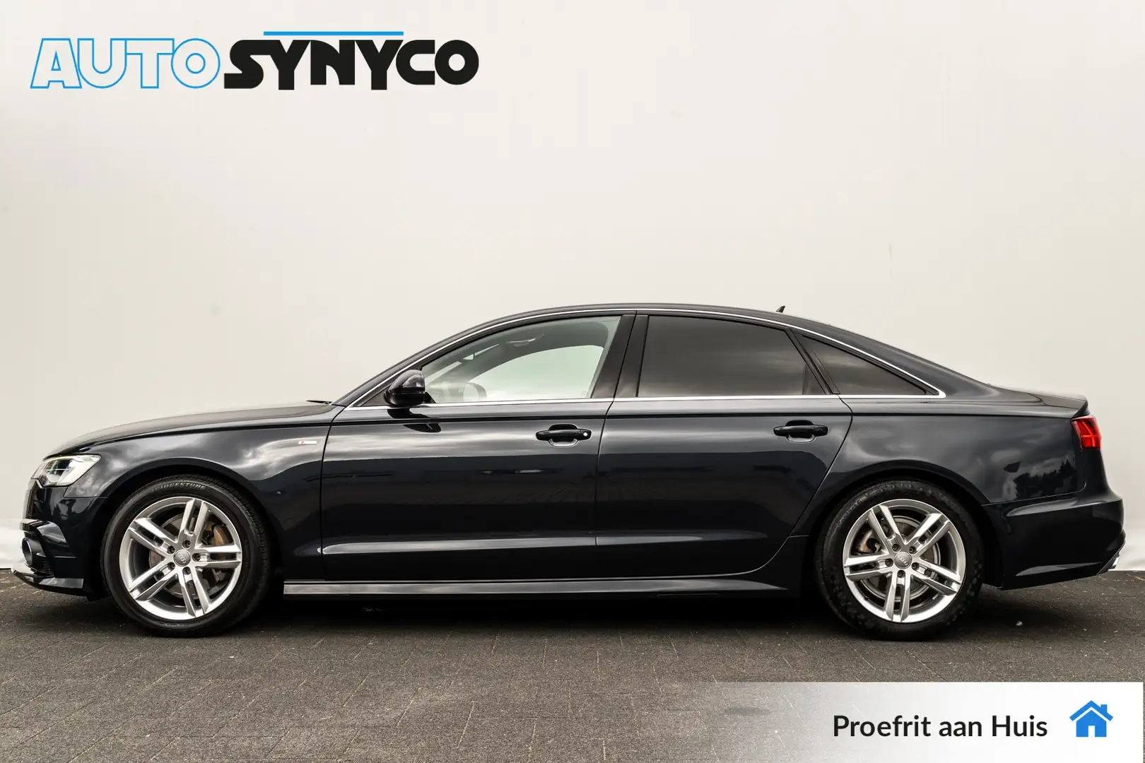 Audi A6 Limousine 1.8 TFSi 190 Pk Autom. Ultra S-Line I Zw Blauw - 2