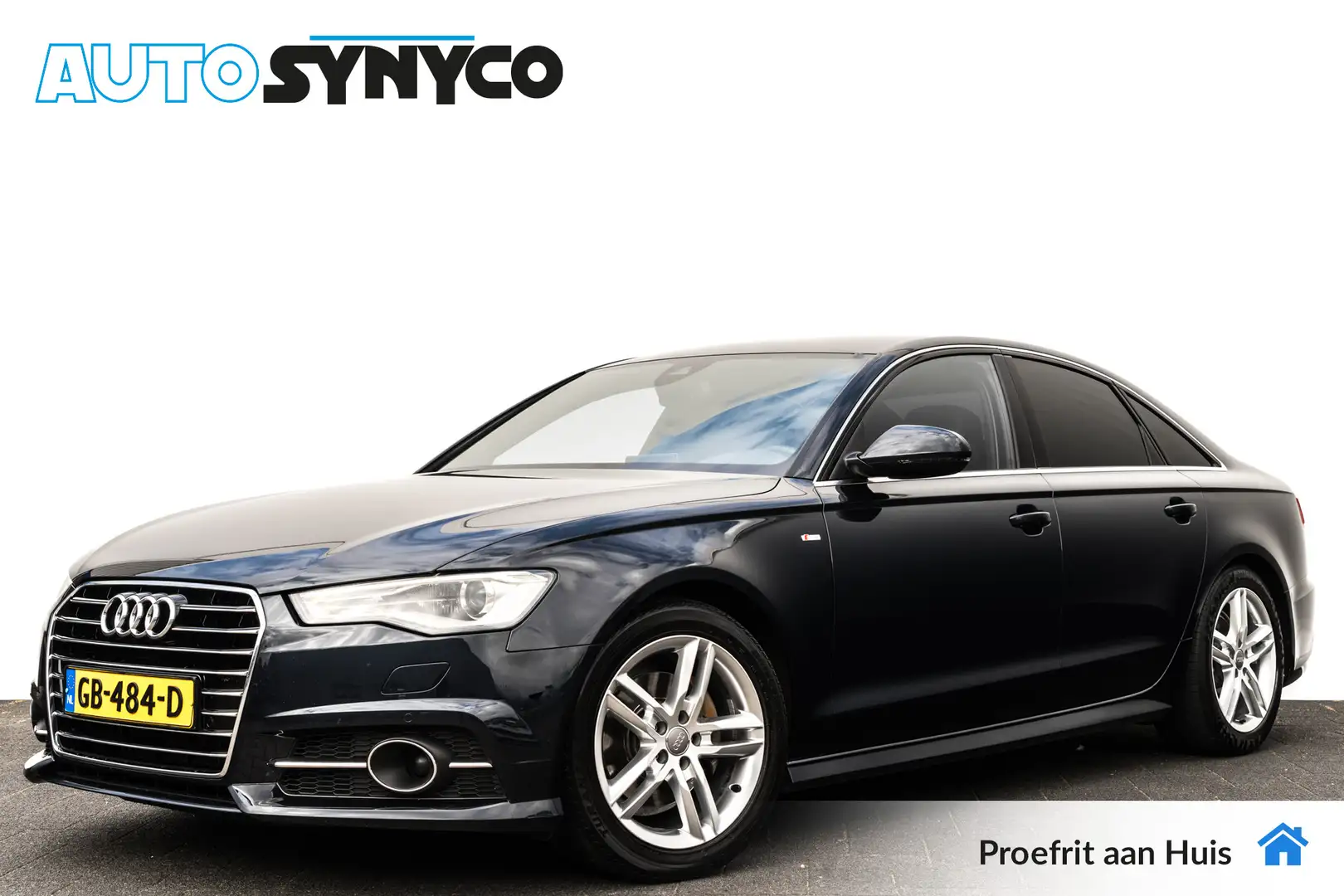 Audi A6 Limousine 1.8 TFSi 190 Pk Autom. Ultra S-Line I Zw Blauw - 1