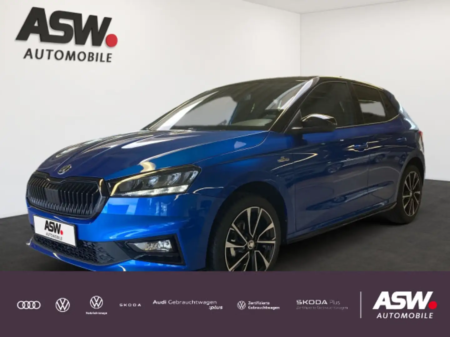 Skoda Fabia Monte Carlo 1,0TSI 95PS PDC Kamera SHZ 17" Blau - 1